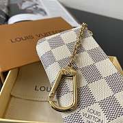 LV KEY POUCH Damier Azur Cancas N62659 12x7x1.5cm - 3