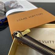 LV KEY POUCH DAMIER EBENE CANCAS N62658 12x7x1.5cm - 6