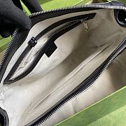 Gucci black embossed leather messenger bag - 658565 - 29×22×9.5cm - 3