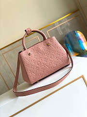 LV Montaigne BB Monogram Empreinte Pink Nude - M44123 - 29cm - 1