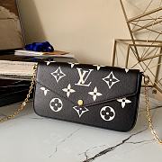 LV FÉLICIE POCHETTE BICOLOUR MONOGRAM EMPREINTE LEATHER - M80482 - 1