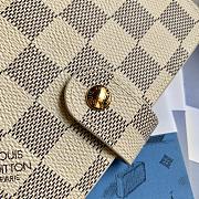 LV SMALL RING AGENDA COVER DAMIER AZUR CANVAS - R20706 - 10x14cm - 3