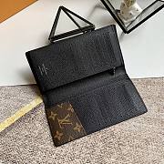 LV BRAZZA WALLET Monogram Macassar coated canvas and cowhide leather - M69410  - 4