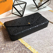 Louis Vuitton M82477 Pochette Félicie Bag Black Size 21x12x3cm - 4