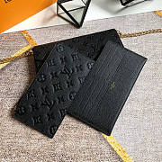 Louis Vuitton M82477 Pochette Félicie Bag Black Size 21x12x3cm - 5