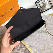 Louis Vuitton M82477 Pochette Félicie Bag Black Size 21x12x3cm - 6
