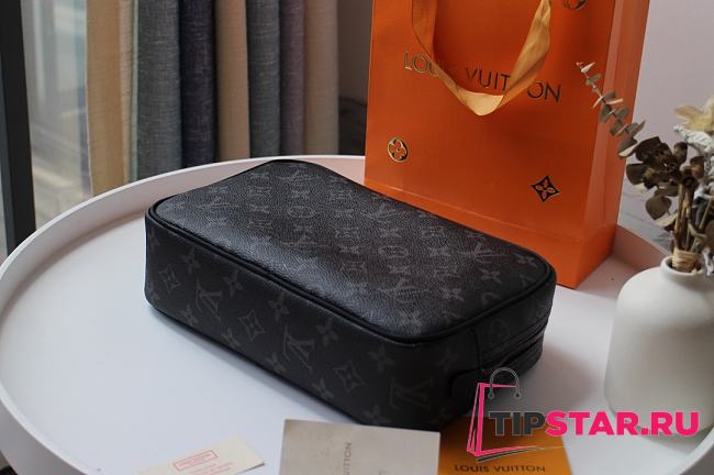 LV TOILET POUCH PM MONOGRAM ECLIPSE - M43384 - 24.5x7x15.5cm - 1