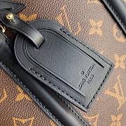 LV SOUFFLOT BB MONOGRAM CANVAS/ NOIR COLORED LEATHER - M44898 - 29x19x10cm - 2