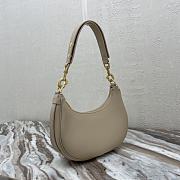 CELINE MEDIUM AVA STRAP BAG IN SMOOTH CALFSKIN DARK OLIVE - 196923 - 23x13.5x6cm - 1