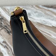 CELINE MEDIUM AVA STRAP BAG IN SMOOTH CALFSKIN BLACK - 196923 - 23x13.5x6cm - 6