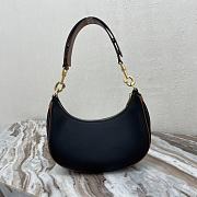 CELINE MEDIUM AVA STRAP BAG IN SMOOTH CALFSKIN BLACK - 196923 - 23x13.5x6cm - 2