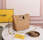 Fendi Way Small Beige leather bag - 8BS054 - 20x10x17.5cm - 6