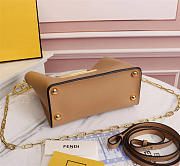 Fendi Way Small Beige leather bag - 8BS054 - 20x10x17.5cm - 3