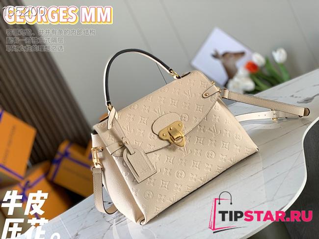 LV GEORGES MM Cream White - M53944 - 34x21x15cm - 1