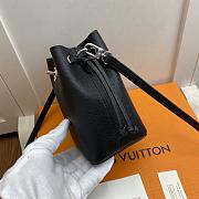 LV NANO LOCKME BUCKET BLACK Grained calf leather - M68709 -  13.5x16x10cm - 6