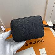 LV NANO LOCKME BUCKET BLACK Grained calf leather - M68709 -  13.5x16x10cm - 2