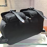 Prada Nylon and Saffiano Leather Backpack Black - 1BZ063 - 5