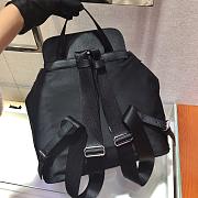 Prada Nylon and Saffiano Leather Backpack Black - 1BZ063 - 4