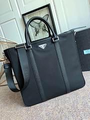 Prada Nylon Tote Bag Black - 2VG034 - 36x34x10cm - 1