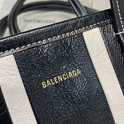 BALENCIAGA WOMEN'S BARBES MEDIUM EAST-WEST SHOPPER BAG IN BLACK - 671409 - 4