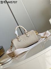 LV PAPILLON BB MONOGRAM EMPREINTE LEATHER CREAM WHITE - M45994 - 1