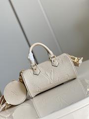 LV PAPILLON BB MONOGRAM EMPREINTE LEATHER CREAM WHITE - M45994 - 4