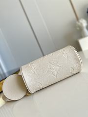 LV PAPILLON BB MONOGRAM EMPREINTE LEATHER CREAM WHITE - M45994 - 2