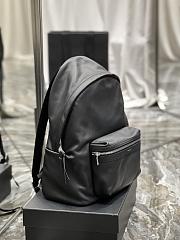 YSL CITY BACKPACK IN MATTE LEATHER - 30x38x17cm - 5