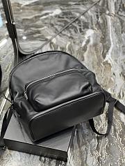 YSL CITY BACKPACK IN MATTE LEATHER - 30x38x17cm - 3