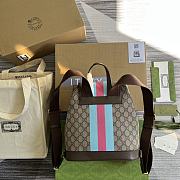 Gucci Backpack Brown with Interlocking G - 674147 - 26.5x30x13cm - 3