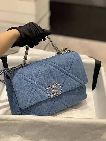 Chanel Denim Flap Bag - 26 cm