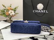 Chanel 19 Handbag Soft Goatskin 26 Medium Denim - AS1160 - 2