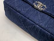 Chanel 19 Handbag Soft Goatskin 26 Medium Denim - AS1160 - 6