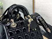 Dior Small Lady My Abcdior Patent Leather Black - M0531 - 20x16.5x8cm - 2