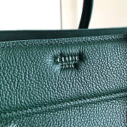 CELINE MICRO LUGGAGE HANDBAG IN BABY DRUMMED CALFSKIN GREEN - 30x28x24cm - 2