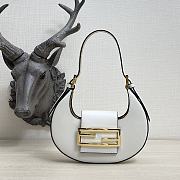Fendi Cookie White leather mini bag - 8BS065 - 1