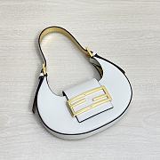 Fendi Cookie White leather mini bag - 8BS065 - 4