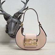 Fendi Cookie Pale pink leather mini bag - 8BS065 - 1
