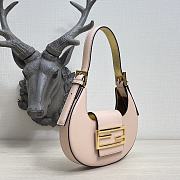 Fendi Cookie Pale pink leather mini bag - 8BS065 - 5