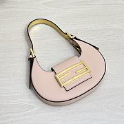 Fendi Cookie Pale pink leather mini bag - 8BS065 - 4