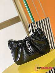 Ysl Pacpac Hobo Bag Leather Black 24x14x4cm - 1