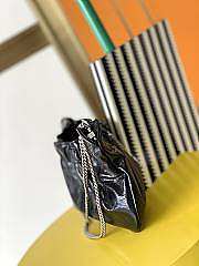 Ysl Pacpac Hobo Bag Leather Black 24x14x4cm - 4