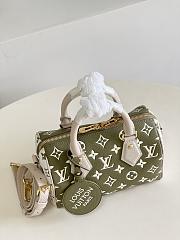 LV SPEEDY BANDOULIÈRE 20 KAKI/BEIGE - M46118 - 20.5x13.5x12cm - 5