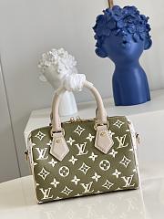 LV SPEEDY BANDOULIÈRE 20 KAKI/BEIGE - M46118 - 20.5x13.5x12cm - 3