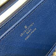 LV ZIPPY WALLET NAVY - M81226 -  19.5×10.5×2.5cm - 3