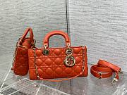 LADY D-JOY ORANGE BAG - M0540O - 26x13.5x5cm - 2