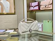 Bvlgari Serpenti cabochon shoulder bag white - 287993 - 22.5cm - 5