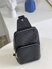 LV AVENUE SLING BAG DAMIER IFINI LEATHER - N41720 - 4