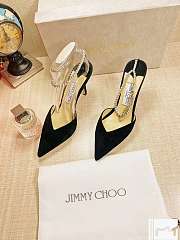 Jimmy Choo Seada 100 Black Suede - 5