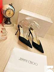 Jimmy Choo Seada 100 Black Suede - 3